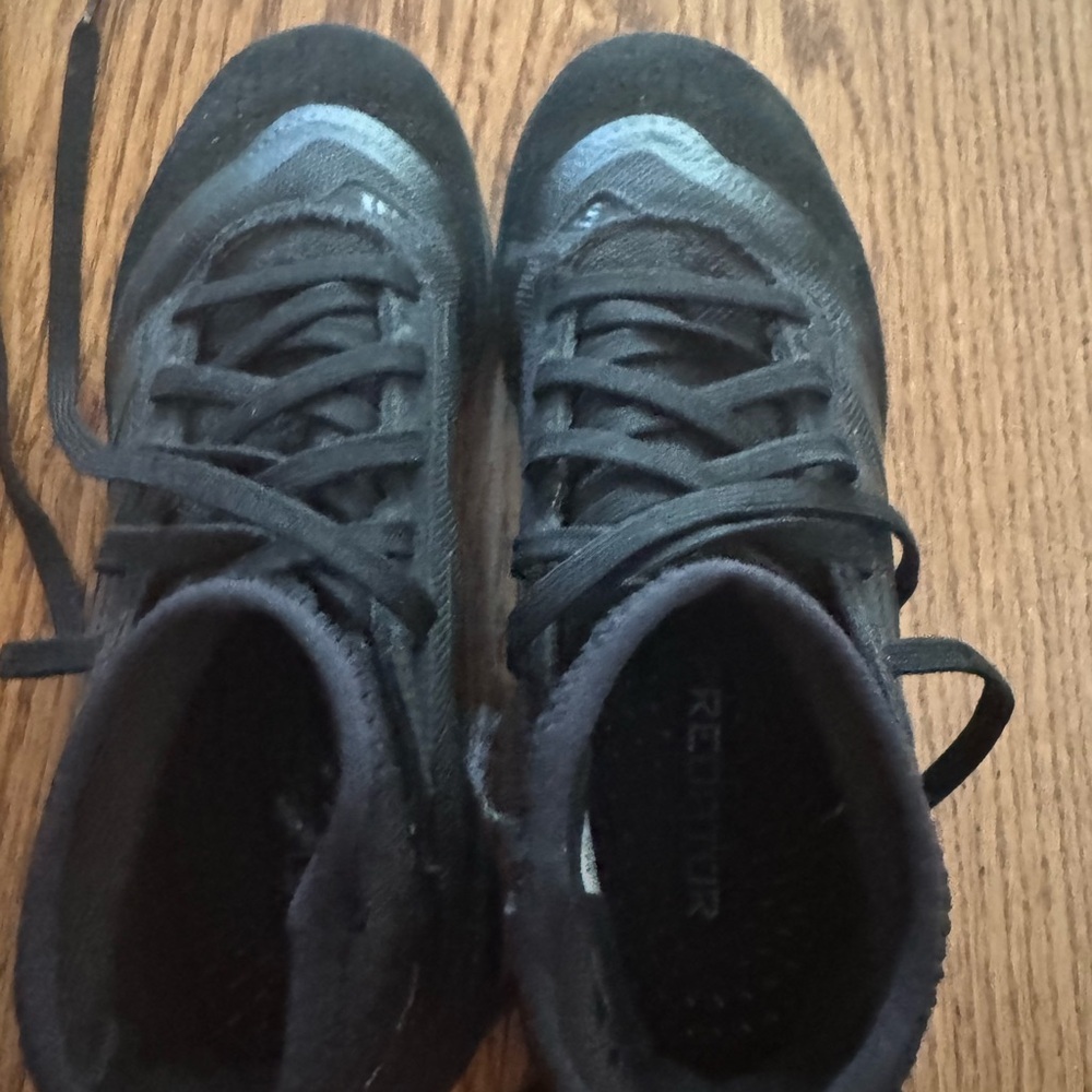 Black and Gray Athletic Shoes for everyday and for indoor soccer